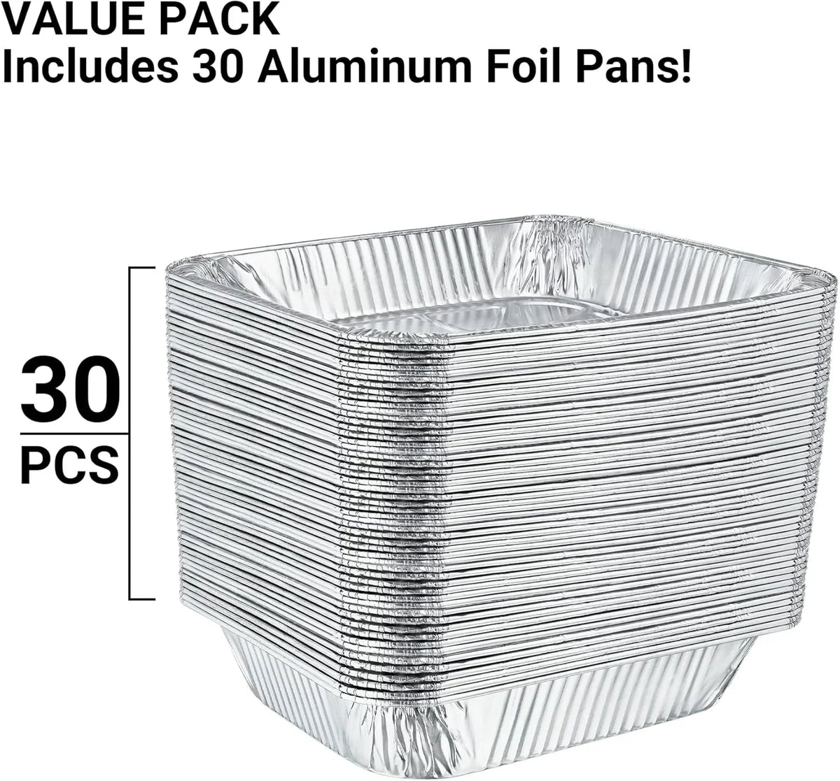 aluminum-pans-half-size-9x13-extra-heavy-duty-disposable-foil-pans-for-baking-30-pack-roasting-chafing-deep-tin-foil-bakeware-steam-table-tray-cookware-food-prepping-cake-oven-pan
