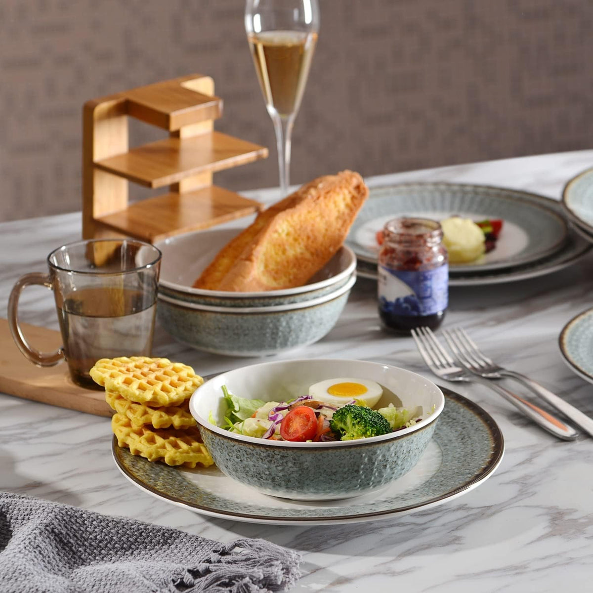 melamine-dinnerware-sets-12pcs-plates-and-bowls-sets-unbreakable-and-lightweight-summer-outdoor-dishes-for-patio-yachts-and-rv-dishwasher-safe-rustic