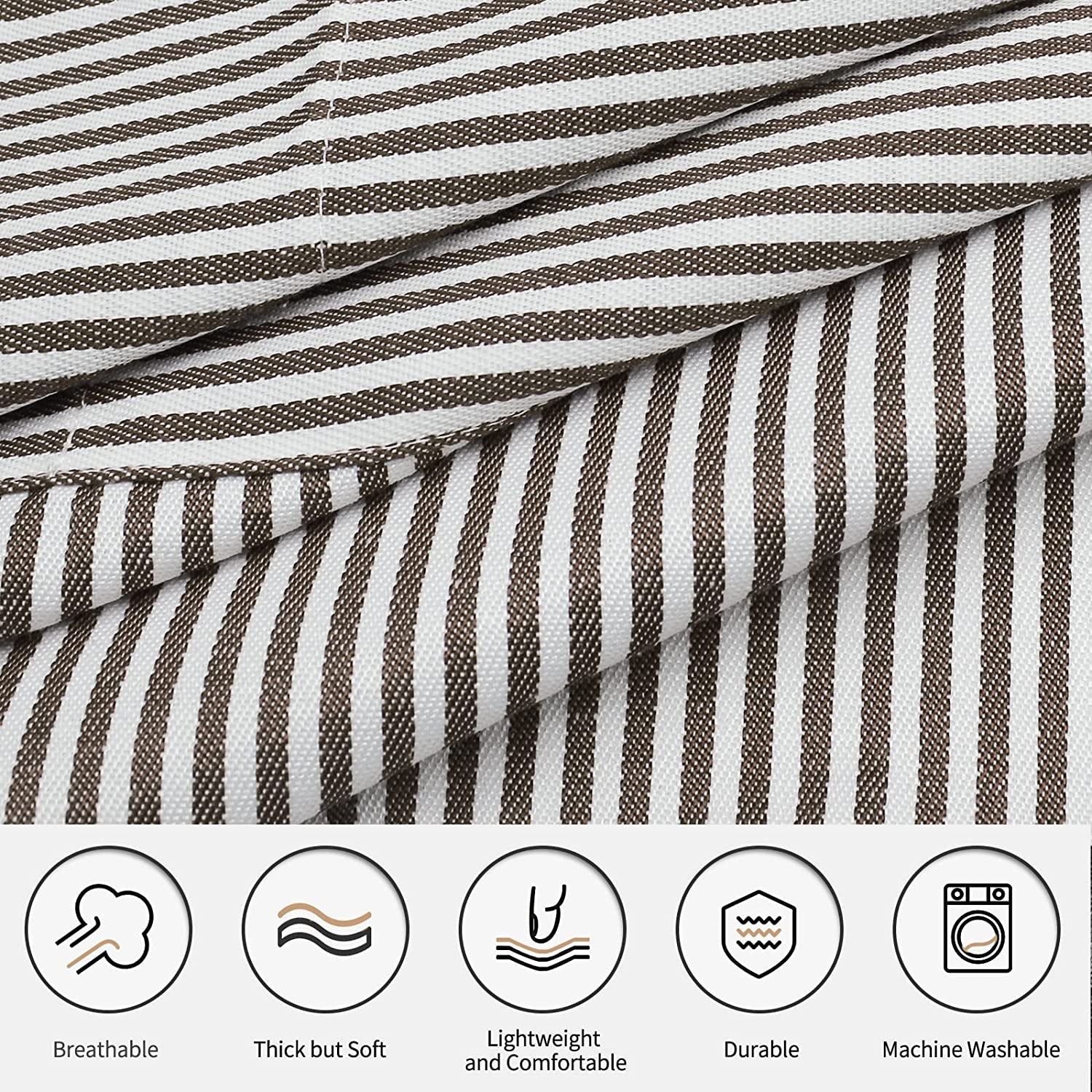 2-pack-kitchen-cooking-aprons-adjustable-bib-soft-chef-apron-with-2-pockets-for-men-womenblack-brown-stripes