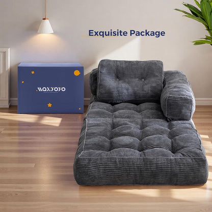 Folding Sofa Bed, Convertible Chair Bed with Pillow5