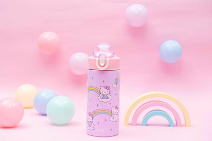 Sanrio Hello Kitty Sage 14Oz Leak-Proof Straw Kids Water Bottle12