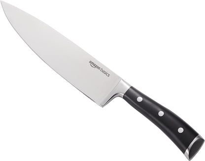 Classic 8-Inch Full Tang High Carbon Stainless Steel Chef'S Knife, Multipurpose Kitchen Knife with Three Rivets, Silver1