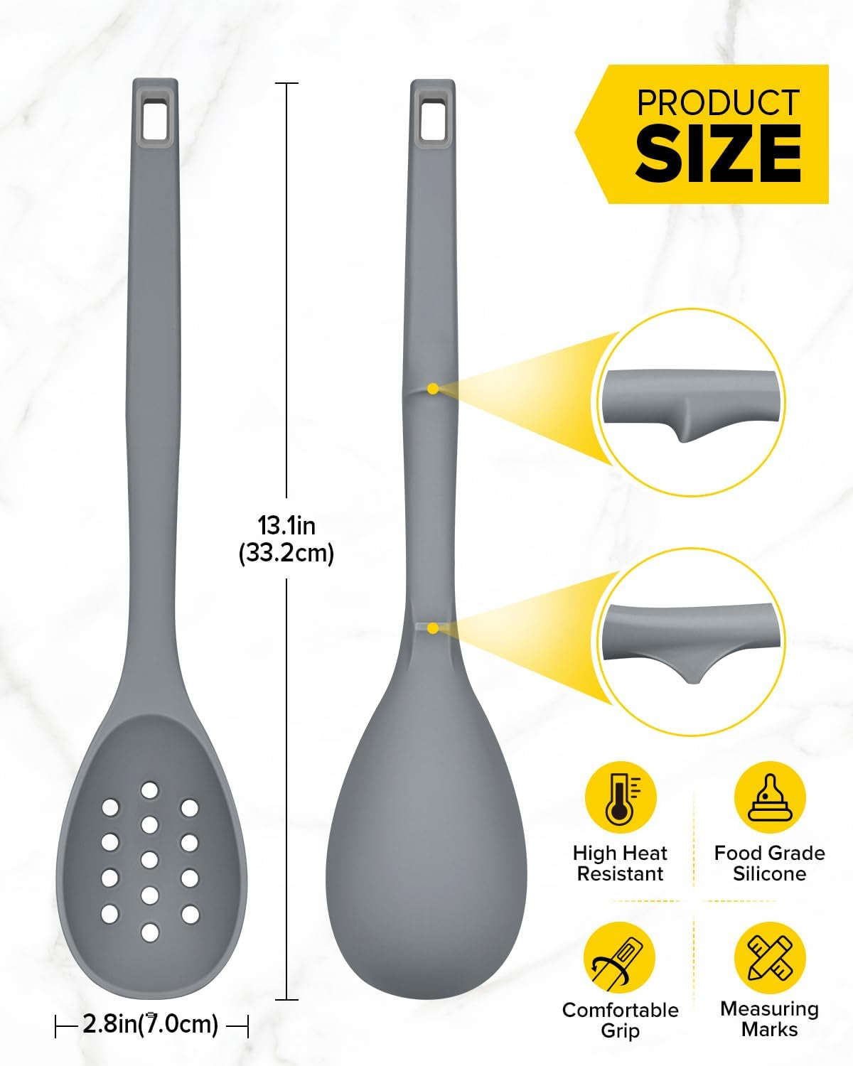 pack-of-2-silicone-cooking-spoons-non-stick-solid-kitchen-spoon-with-measuring-marks-back-hooks-heat-resistant-silicone-slotted-spoon-for-cooking-mixing-stirring-serving-gray
