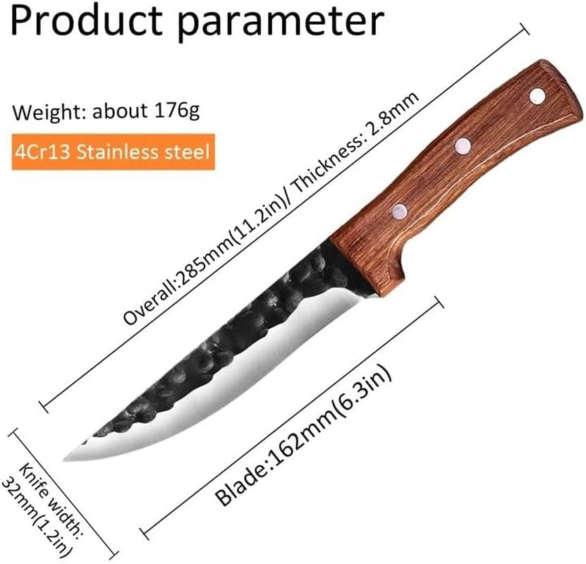 meat-cleaver-cleaver-knife-6-5-inch-forged-hunting-knife-stainless-steel-boning-butcher-knife-meat-cleaver-fishing-camping-knife-professional-chef-knife-sheath-color-only-knife