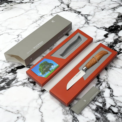 3.5” Paring Knife – Swedish Steel, Olive Wood Handle7