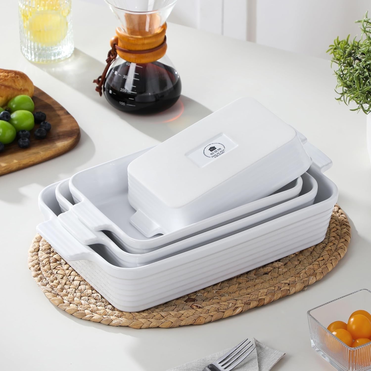 casserole-dishes-for-oven-porcelain-baking-dish-set-of-4-rectangular-lasagna-pans-with-handles-deep-bakeware-white-15-13-11-6-9-6-oven-safe-microwave-safe-series-bake