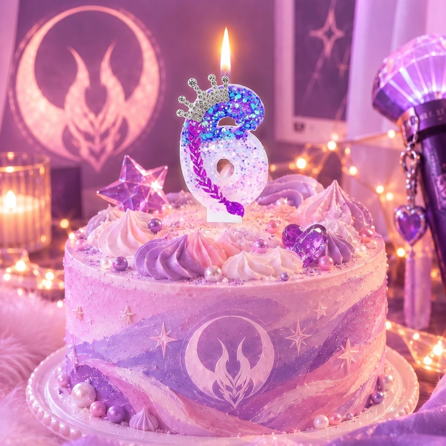 kpop-cake-topper-6-birthday-number-candle-decoration-braid-crown