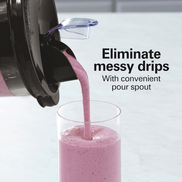 Wave Crusher Blender for Smoothies with 40 Oz Glass Jar and 14 Functions, Ice Sabre Blades & 700 Watts for Consistently Smooth Results, Black + Stainless Steel (54221)7