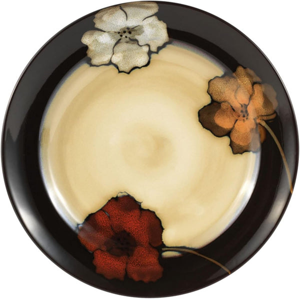 Painted Poppies 16-Piece Stoneware Dinnerware Set, Service for 4, Dinner Plates, Salad Plates, Bowls and Mugs, Dishwasher and Microwave Safe7