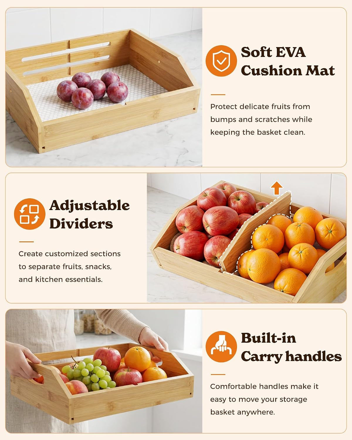 3-tier-bamboo-fruit-basket-with-2-banana-holders-large-tiered-organizer-for-bread-snacks-veggies-sturdy-bamboo-includes-mats-dividers-easy-to-assemble