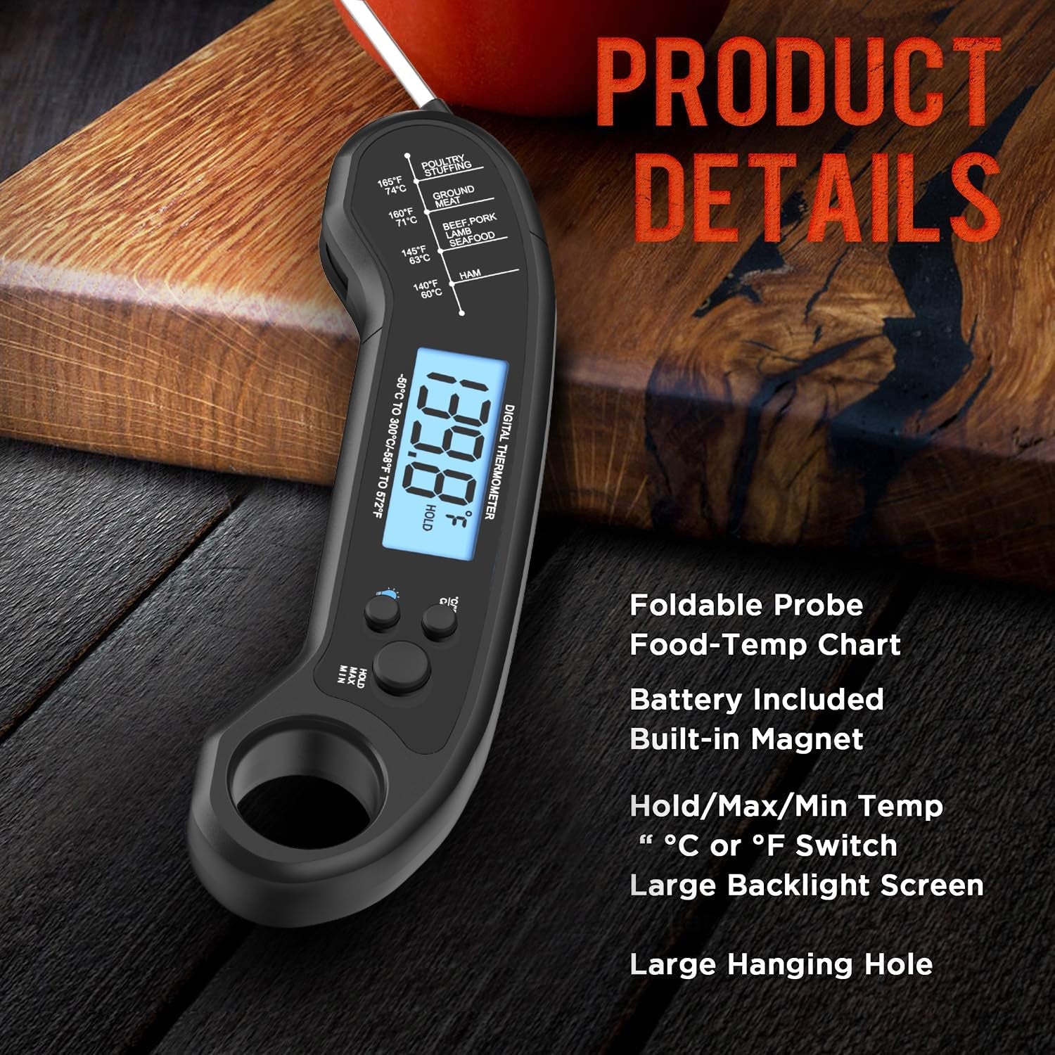 meat-thermometer-digital-instant-read-meat-thermometeri-for-grill-and-cooking-waterproof-food-thermometer-for-kitchen-and-outside-bbq-turkey-candy-liquids-beef