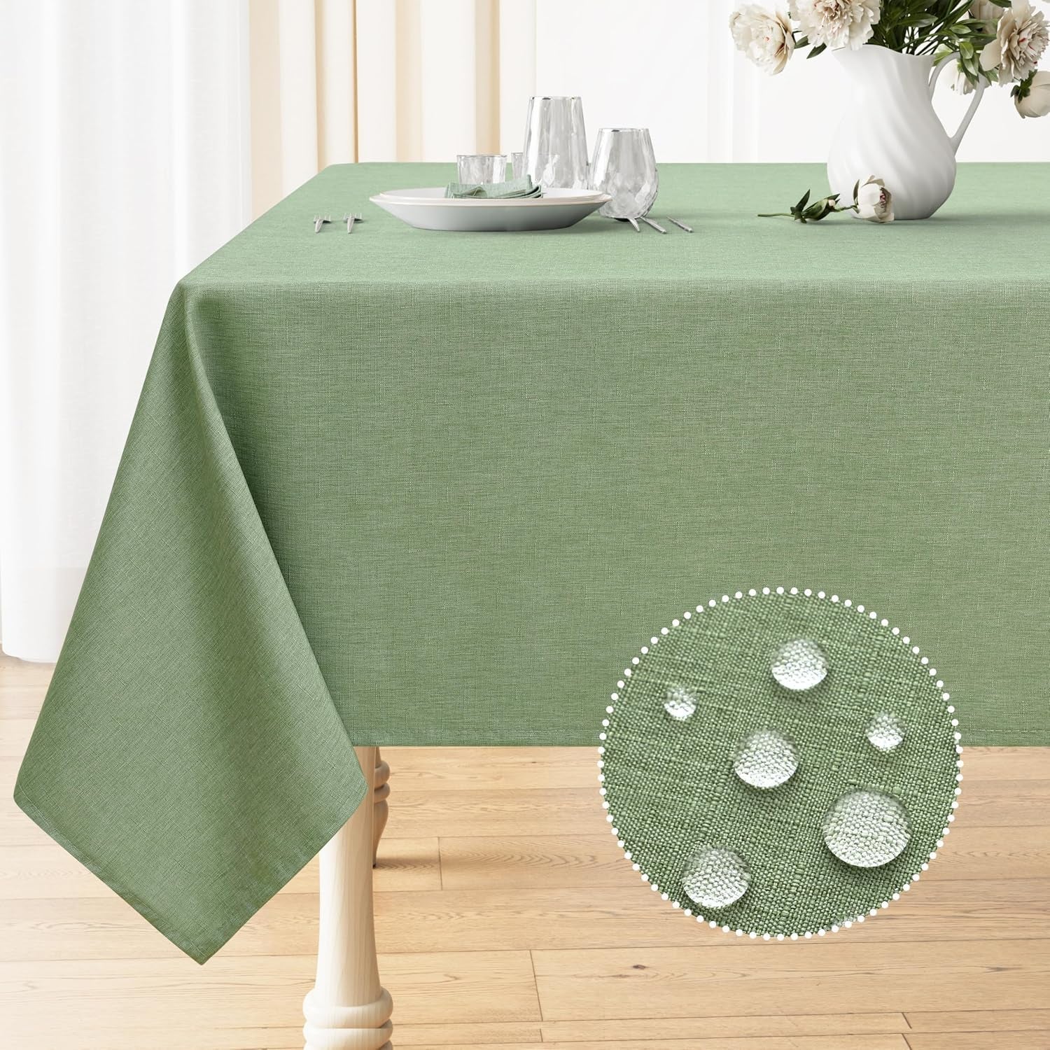 rectangle-table-cloth-linen-textured-waterproof-spillproof-anti-wrinkle-burlap-tablecloth-washable-decorative-fabric-table-cover-for-dining-party-banquet-52-x-70-inch-sage-green