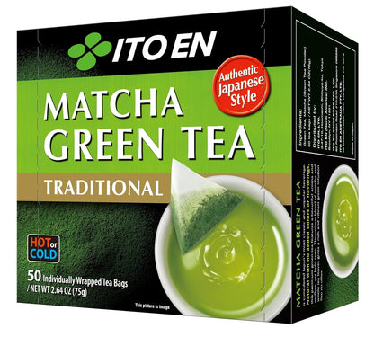 Traditional Matcha Green Tea 50 Count Zero Calories, Caffeinated2