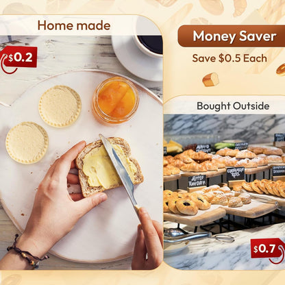 Sandwich Cutter, Sandwich Cutter and Sealer, Sandwich Maker, Peanut Butter and Jelly Sandwiches Tool/Pbj Cutter, Sandwich Maker for Kids, for Thanksgiving/Christmas Day6
