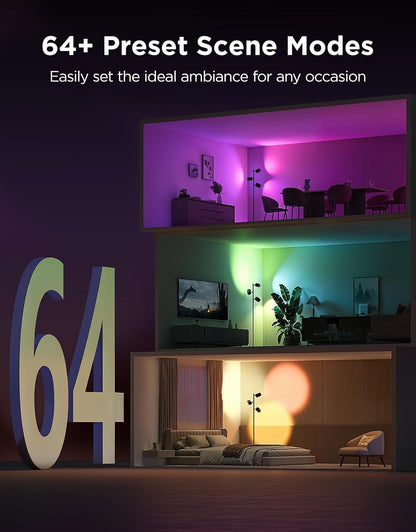 Govee Tree Floor Lamp with 3 Rotatable Lights, Compatible with Matter | Luminblend Technology, Standing Lamp with 64 Dynamic Scenes, Music Sync, Smart Floor Lamp for Living Room, Bedroom, Office6