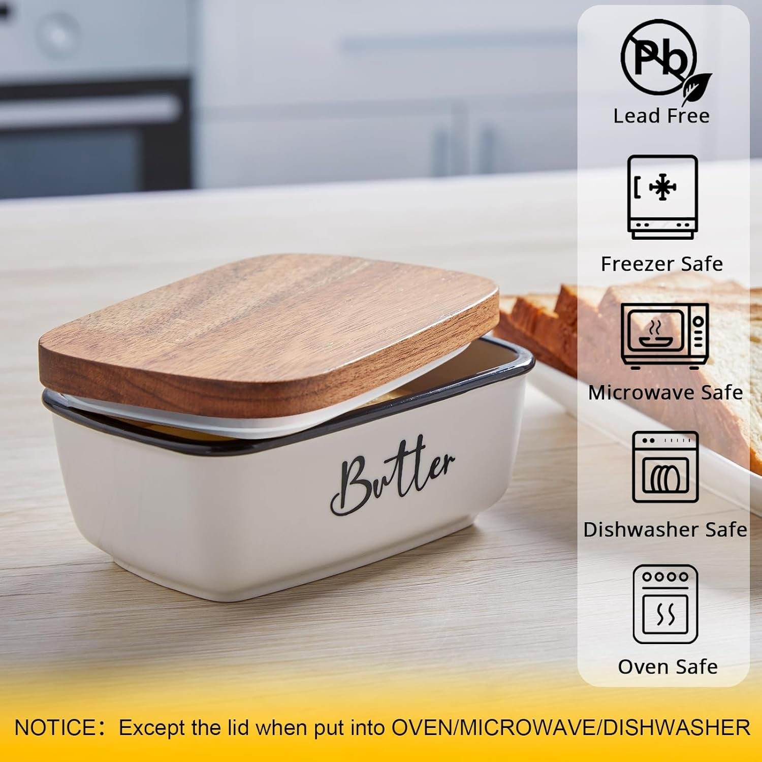 butter-dish-with-lid-large-ceramic-butter-dish-for-countertop-butter-keeper-with-thick-acacia-wood-lid-kitchen-decor-and-accessories-for-kitchen-gifts-white