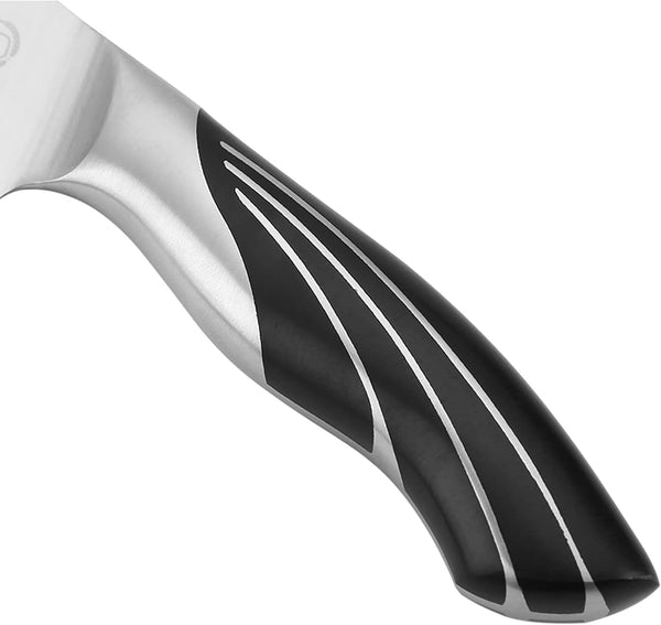 6.5-Inch Santoku Knife Professional Chef'S Knife, Kitchen Knife Stainless Steel with Cast Steel Handle2