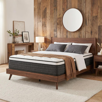 Full Size Mattress 10 Inch in a Box, Hybrid Mattresses Full Medium Firm Bed1