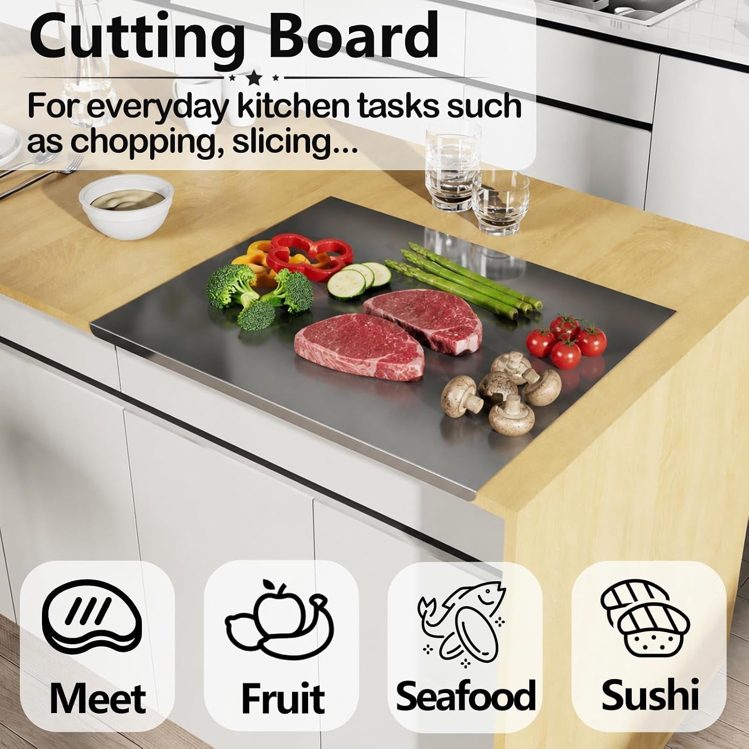 304-stainless-cutting-board-with-lip-27-6-x-22-8-steel-cutting-board-1-5mm-thick-brushed-surface-board-countertop-protection-nice-for-kneading-cutting-rolling-dough-and-food-preparation