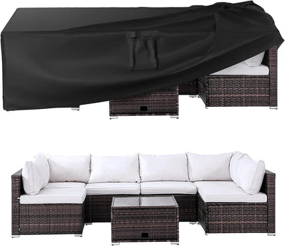 Patio Furniture Covers, Outdoor Furniture Cover Waterproof, General Purpose, outside Table and Chair Covers, Heavy Duty 600D (108 Inch L X 82 Inch W X 27.9 Inch H)1