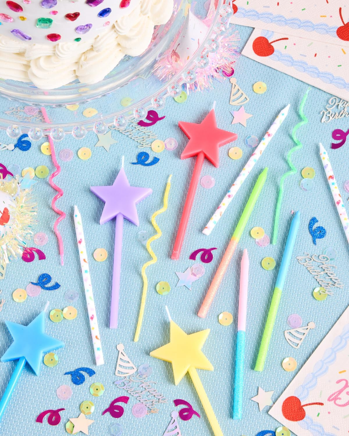 14pc-novelty-birthday-candles-star-glitter-pastel-party-decor