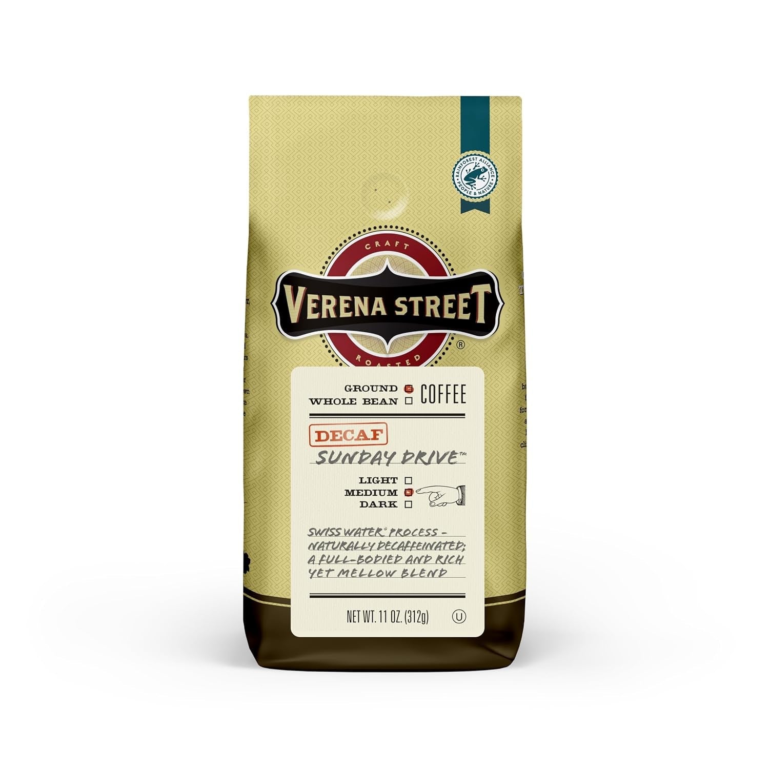 sunday-drive-swiss-water-process-decaf-ground-11oz-medium-roast-swiss-water-process-decaffeinated-coffee-rainforest-alliance-certified-arabica-coffee
