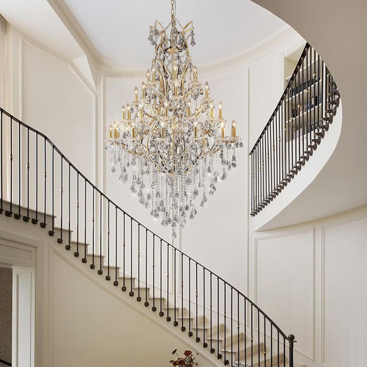 44-lights-large-crystal-chandelier-for-high-ceilings-brass-chandelier-modern-light-fixture-maria-theresa-chandeliers-for-foyer-entryway-staircase-living-lobby-h75-2-x-d49-2-included-bulbs