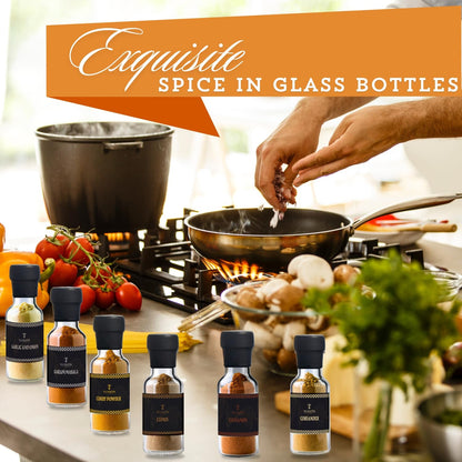 Spice Gift Set -24 Gourmet Spices for Cooking, Grilling, Rubs, Mixed Spice, Herbs, Spices & Seasonings, All Purpose Seasoning, Cooking Gifts for Men, Women, Birthday, Housewarming Gifts8