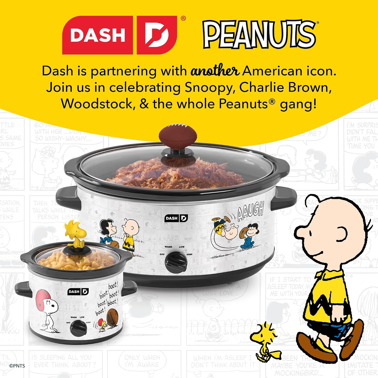 peanuts®-slow-cooker-set-2-pack-electric-slow-cookers-7qt-2qt-snoopy-football-design-high-low-warm-removable-stoneware-pots-glass-lids