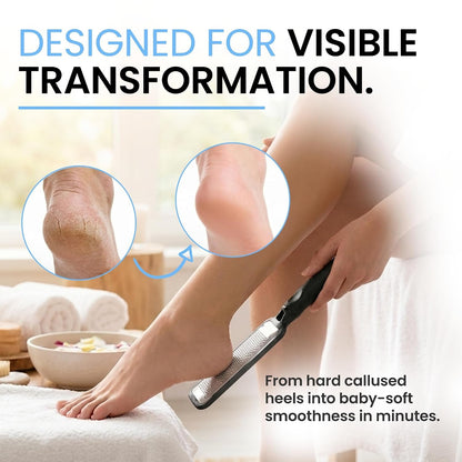 Colossal Foot Rasp Foot File and Callus Remover. Best Foot Care Pedicure Metal Surface Tool to Remove Hard Skin. Can Be Used on Both Wet and Dry Feet, High Grade Stainless Steel File7