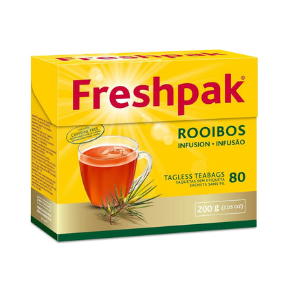® Rooibos Tea | 80 Tagless Teabags | Packed at Source in South Africa | Natural Premium Rooibos | Naturally Caffeine Free | Keto Friendly | Non GMO |1