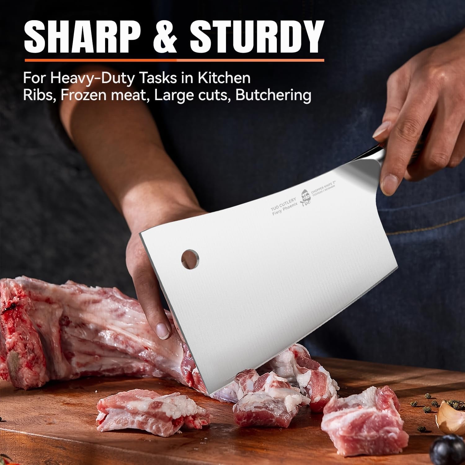 meat-cleaver-7-inch-heavy-duty-bone-chopper-high-carbon-german-stainless-steel-butcher-knife-pakkawood-handle-kitchen-chopping-knife-with-gift-box-fiery-phoenix-series