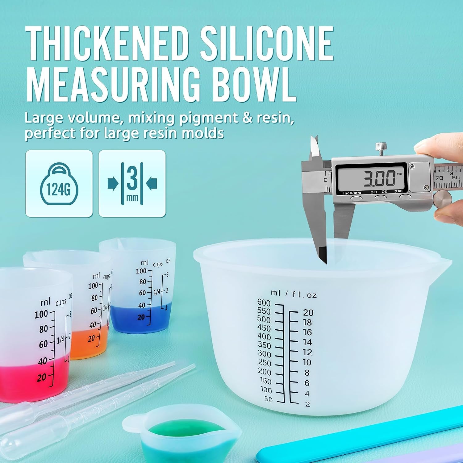 silicone-resin-mixing-measuring-cups-for-resin-supplies-easy-to-read-marks-600ml-20oz-bowl-250-100ml-thickened-reusable-silicone-cups-for-epoxy-mixing-with-stir-sticks-jewelry-making