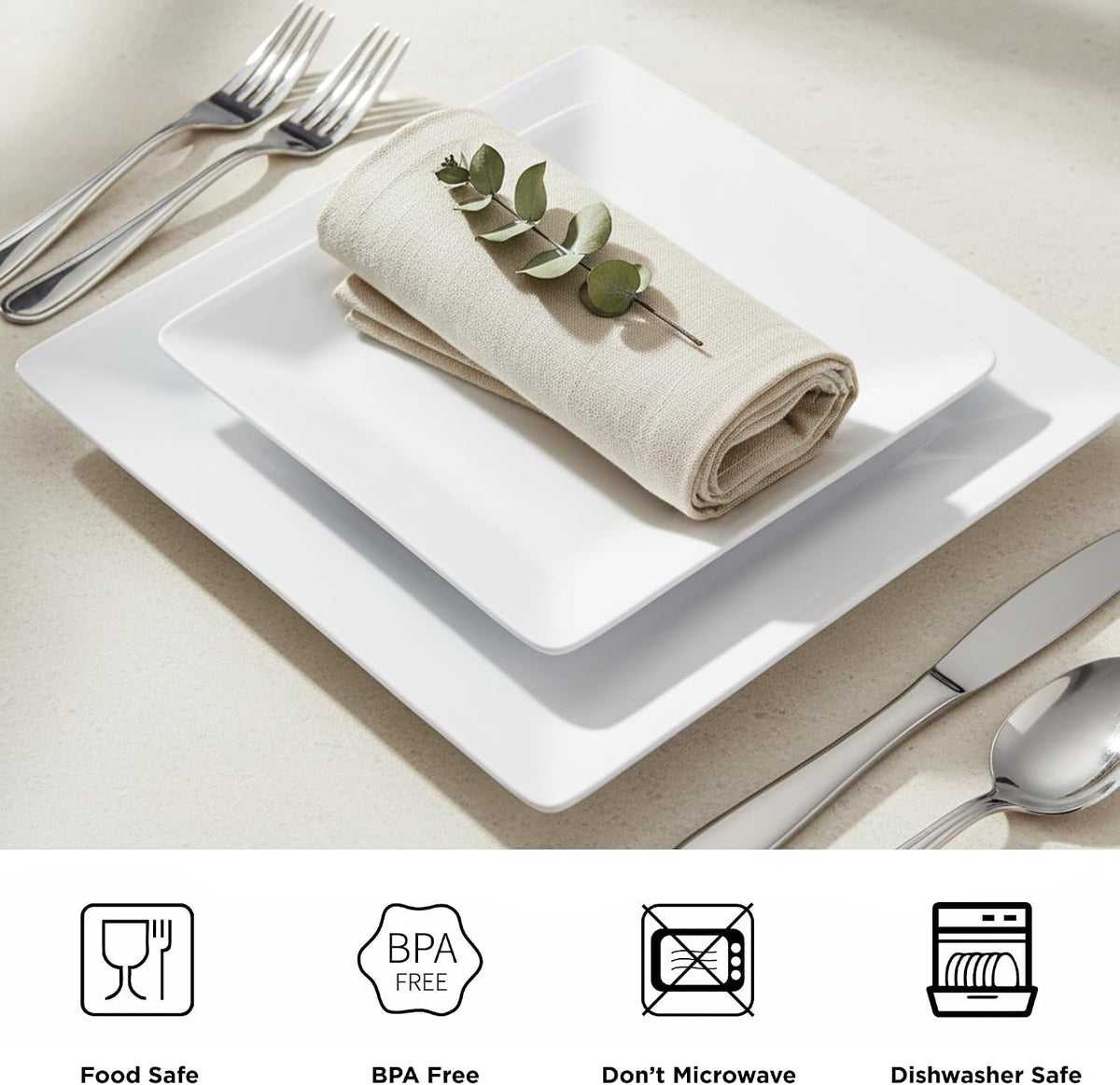 12-piece-melamine-dinnerware-sets-square-service-for-4-white