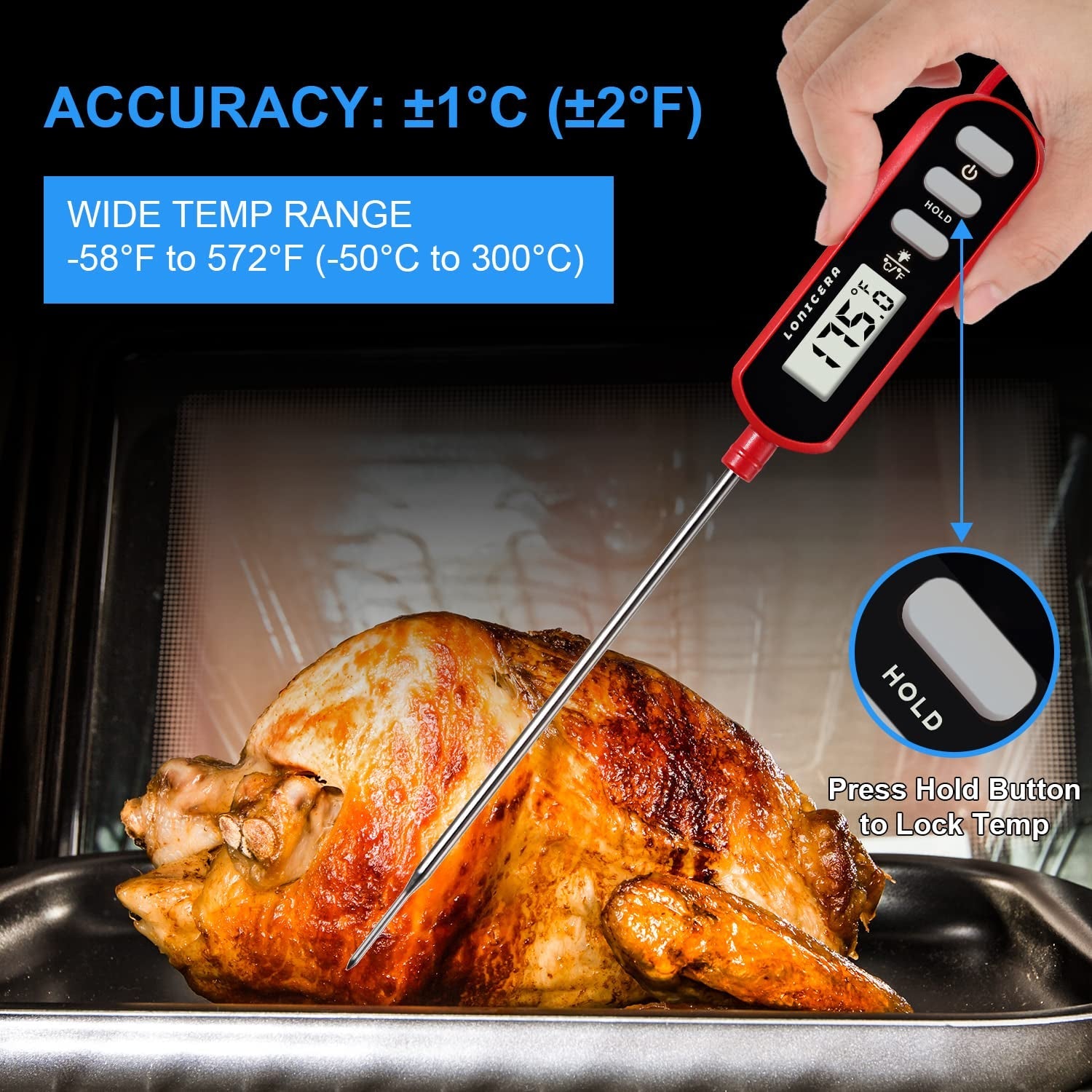 digital-cooking-thermometer-for-bread-5-inch-probe-red-2-3-second-instant-read-ipx6-waterproof-backlit-display-2-f-accuracy-for-bread-dough-liquids-water-and-meat