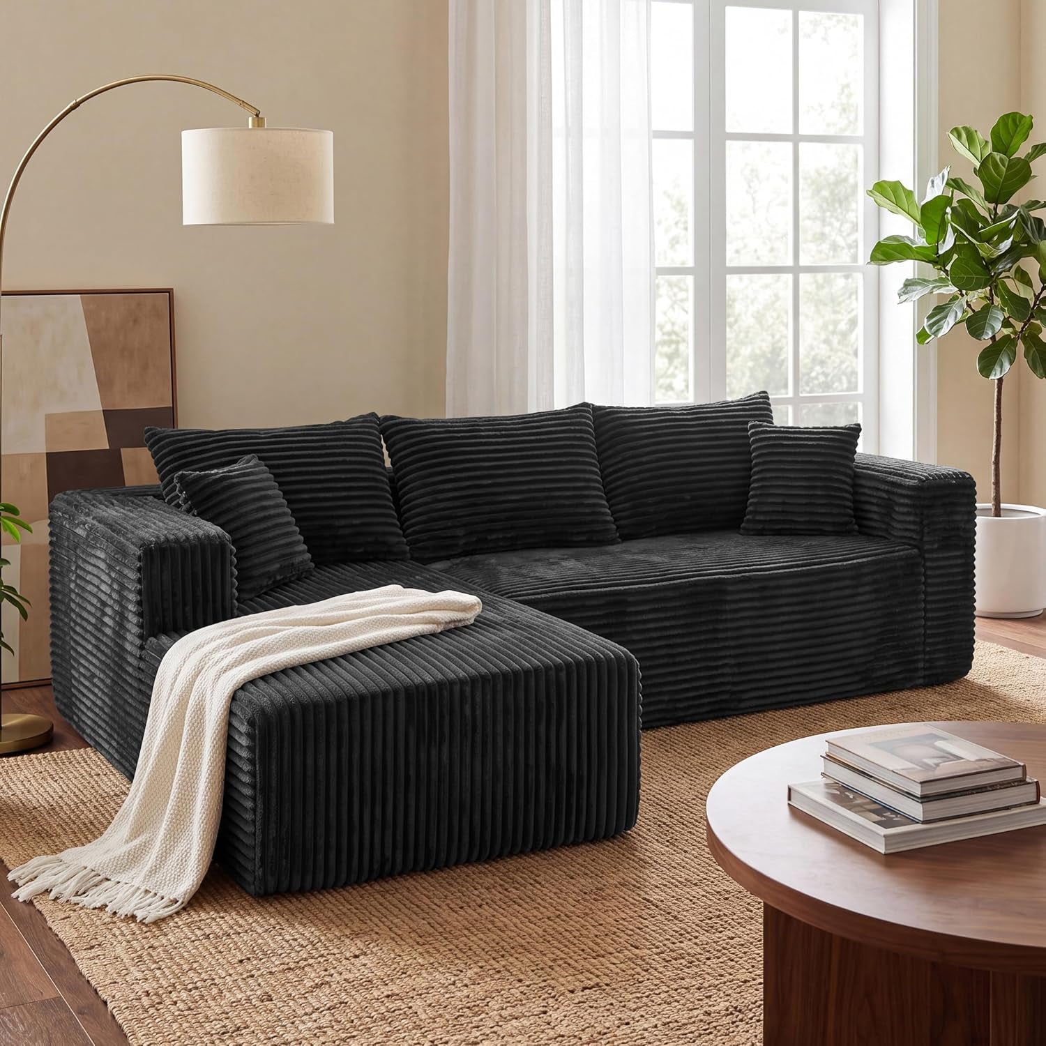 boneless-modular-sectional-couch-l-shaped-corduroy-cloud-sofa-with-oversized-chaise-deep-seat-spineless-sofa-no-assembly-required-black-92-5-l-shape-with-left-facing-chiase