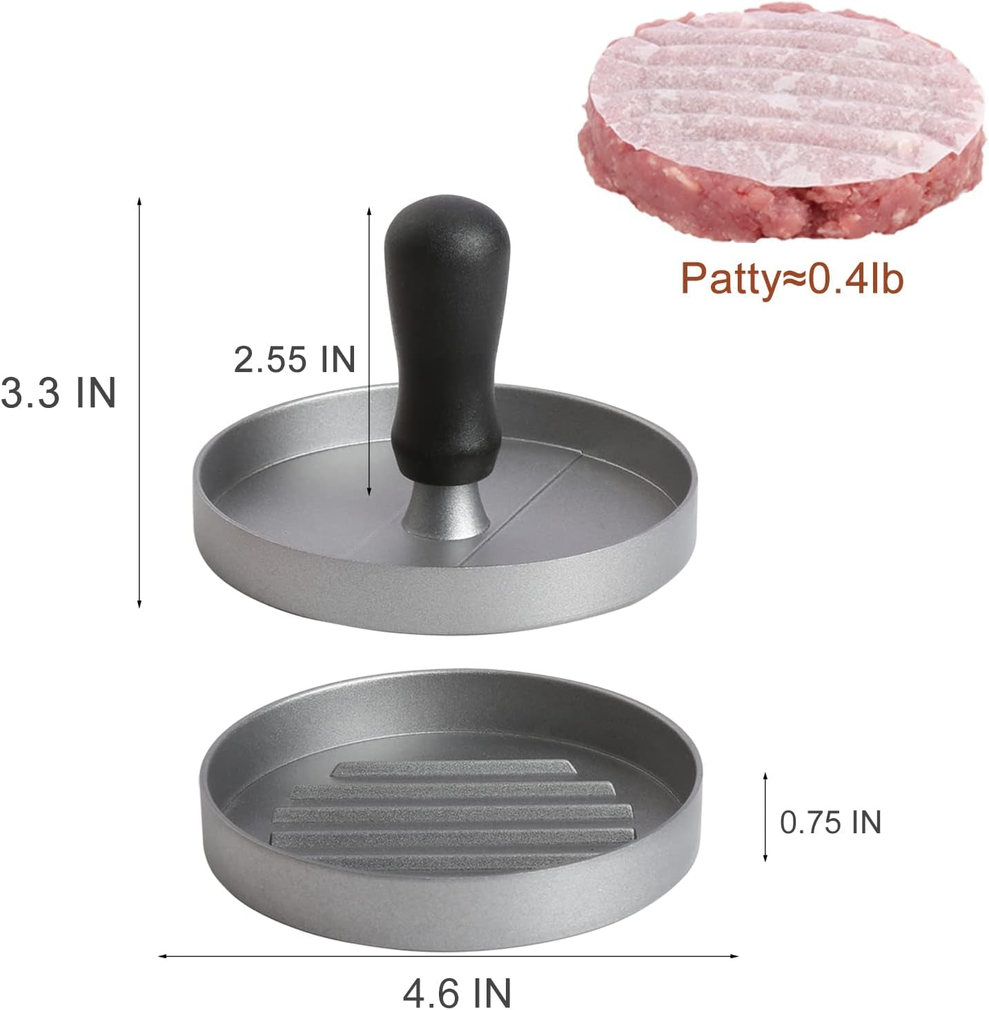 burger-press-150-patty-papers-non-stick-hamburger-patty-maker-with-wax-paper-aluminum-burger-maker-for-kitchen-bbq-grill