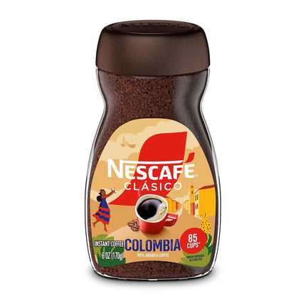 NESCAFÉ Clasico Colombia Origin Instant Coffee, 6 Oz Jar | Single-Origin Colombian Instant Coffee; Single 170 G (6 Oz) Jar1