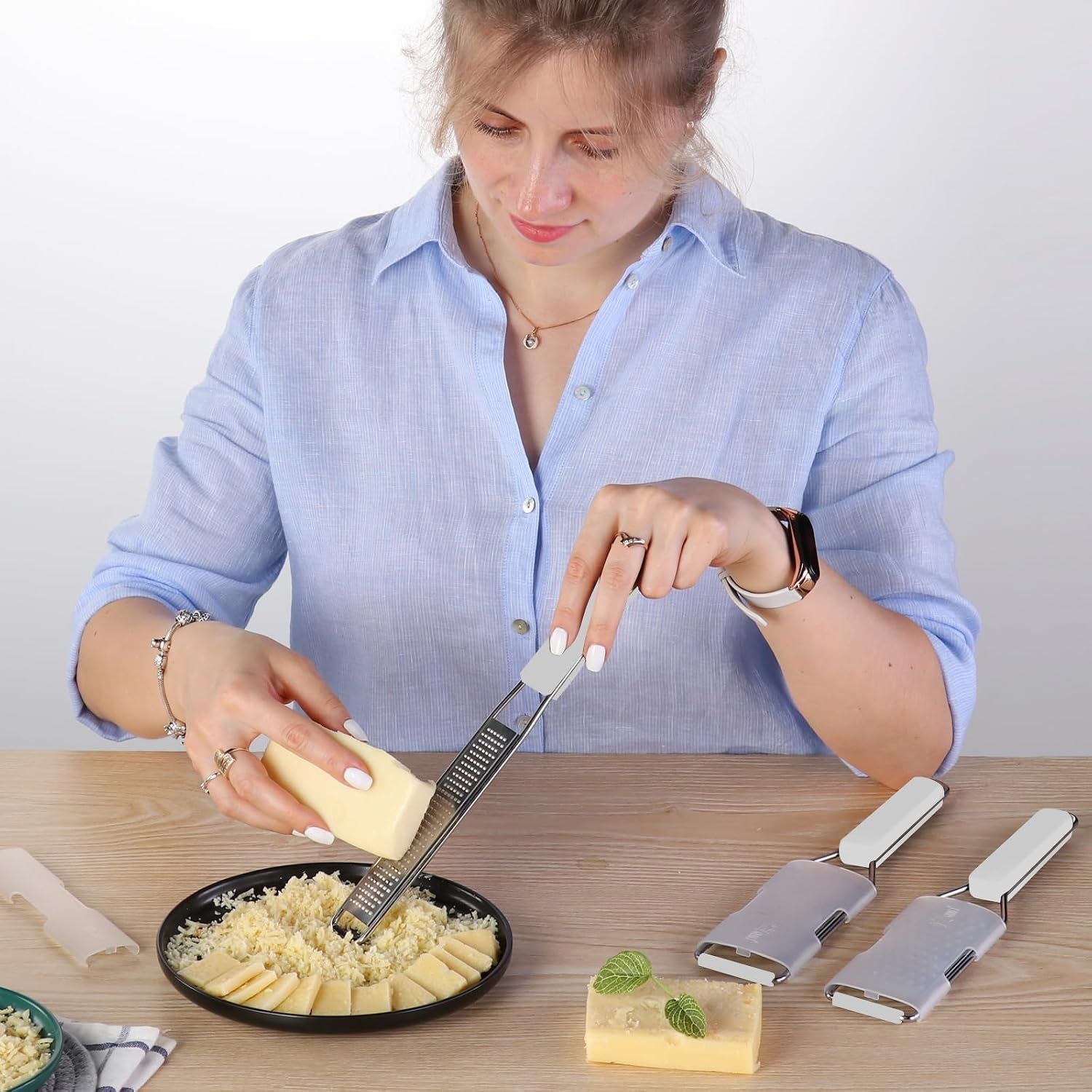 cheese-grater-citrus-zester-lemon-zester-pack-of-3-304-stainless-steel-a-sharp-tool-for-parmesan-cheese-ginger-garlic-nutmeg-chocolate-vegetables-fruits-dishwasher-safe-clear
