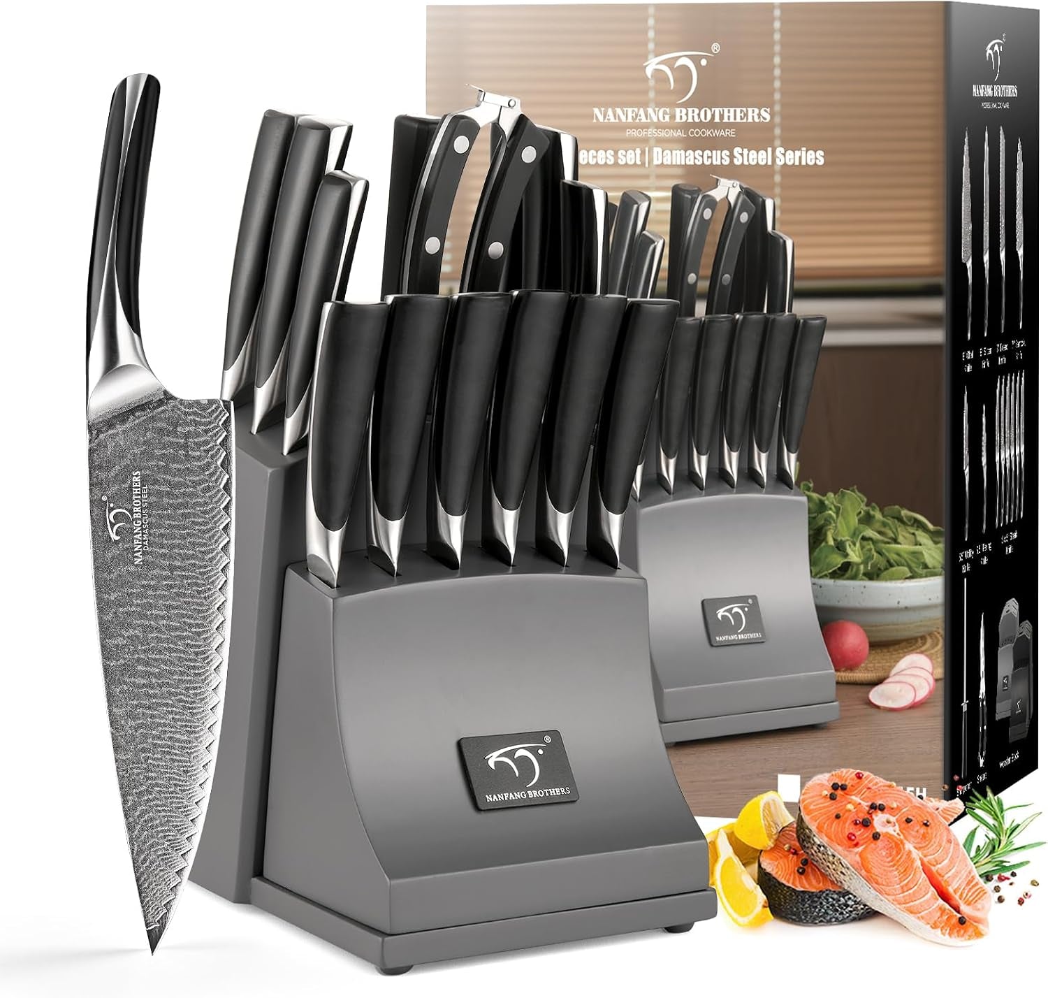 15-piece-damascus-knife-set-with-block-vg10-steel-core-67-layer-damascus-hrc60-2-razor-sharp-abs-ergonomic-handle-detachable-easy-clean-block-for-daily-meal-prep-home-cooking