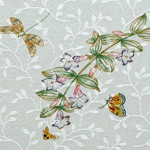 Butterfly Meadow Damask Tablecloth, Multicolor, 60" W X 120" L3