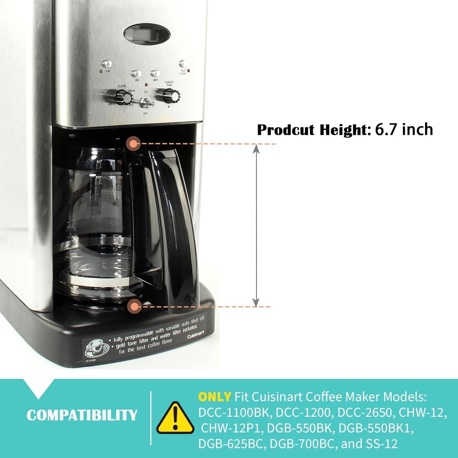 12-cup-glass-coffee-carafe-replacement-for-cuisinart-coffeemaker-fits-dcc-1200-dcc-1100bk-dcc-2650-chw-12-chw-12p1-dgb-550bk-dgb-550bk1-dgb-625bc-dgb-700bc-ss-12-pt-dcc-1200prc