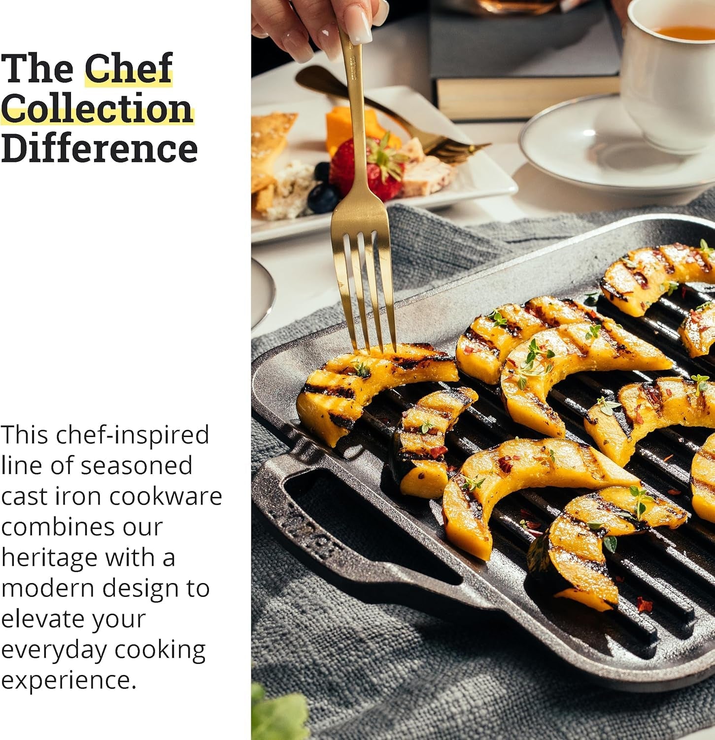 11-cast-iron-square-grill-pan-chef-collection-pre-seasoned-cast-iron-pan-versatile-cooking-indoor-outdoor-use-incredible-heat-retention