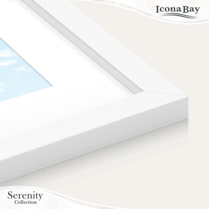 4X6 Picture Frames with Removable Mat for 3X5 Photos - White, 6 Pack2