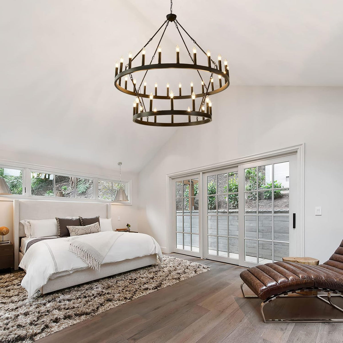 48-wagon-wheel-chandelier-36-light-large-black-chandelier-high-ceiling