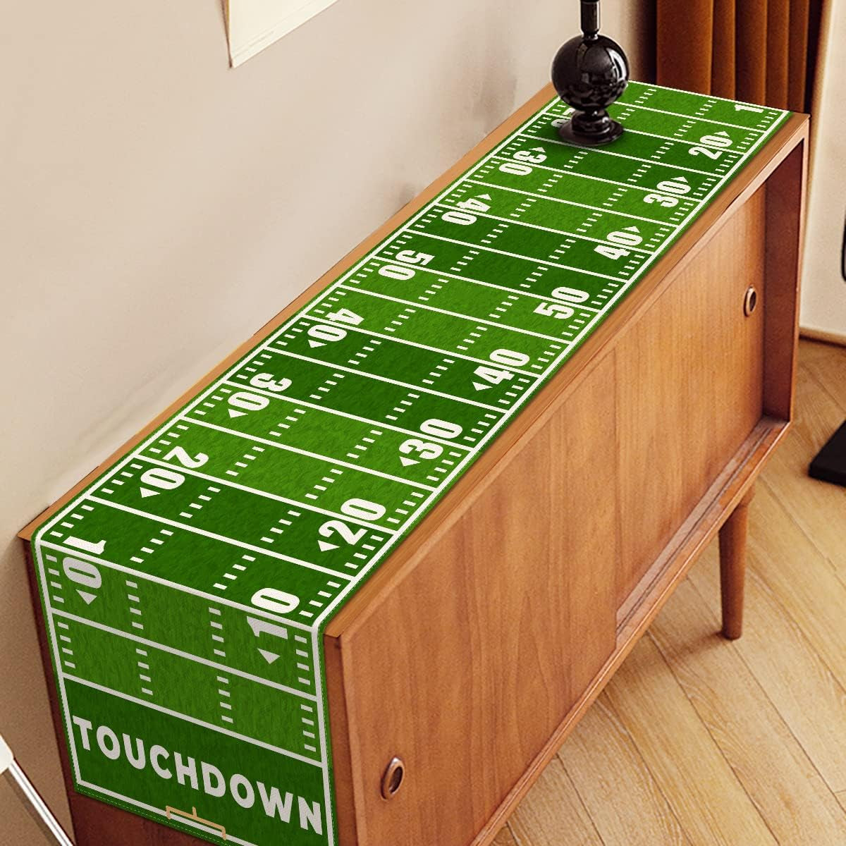 american-football-court-table-runner-touch-down-football-birthday-party-decoration-boy-sport-farmhouse-home-dining-room-kitchen-table-decor-13-x-72