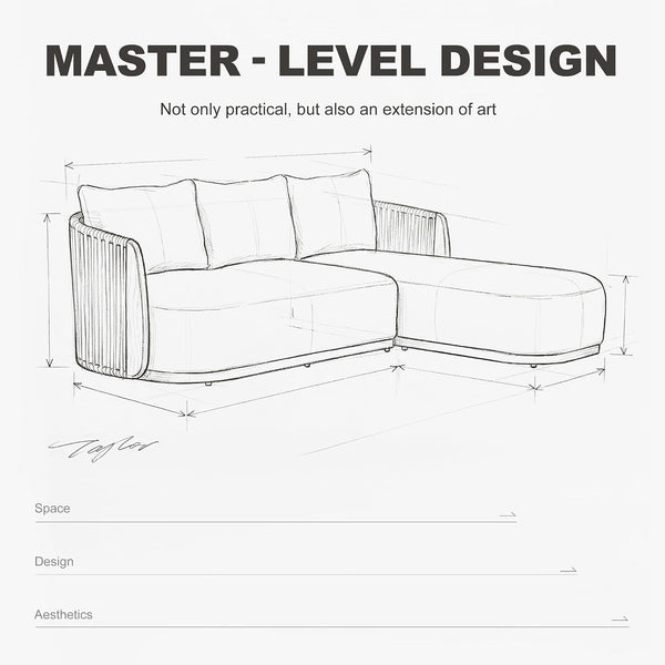 Patio Furniture Set 2-Piece Patio Sofa with Ultra-Thick Cushion8