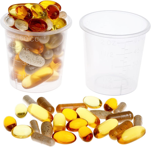 2 Ounce Medicine Cup (50 Pack) | Great for Mixing Small Batches1