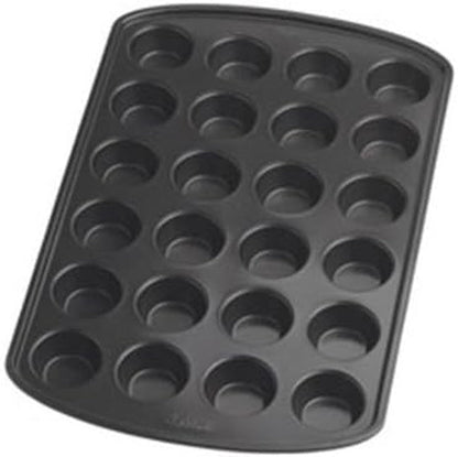 Gold Non-Stick Muffin Pan, Made without PFAS, 24-Cup | Non-Stick Steel with Scratch-Resistant Coating, Resists Warping, Extended Handles, Dishwasher Safe, Perfect for Cupcakes4
