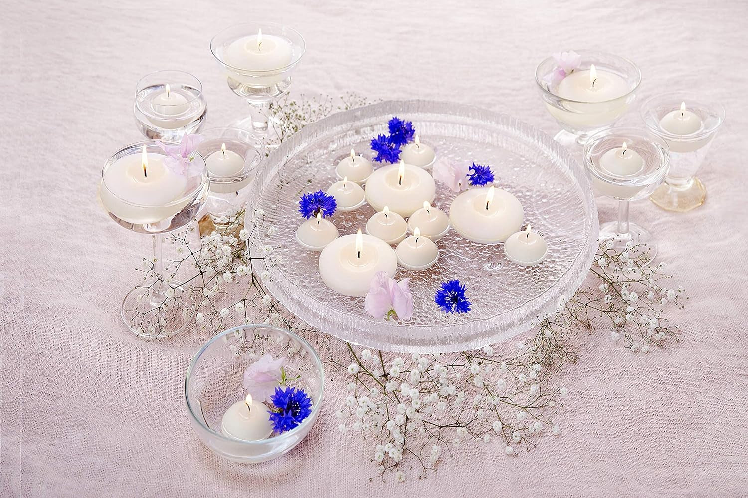 white-floating-candles-1-75-inch-20-pack-candle-set-4-5-hours-burn-time-premium-european-quality-smokeless-dripless-smooth-flame-100-cotton-wick-beach-wedding-party-accessory